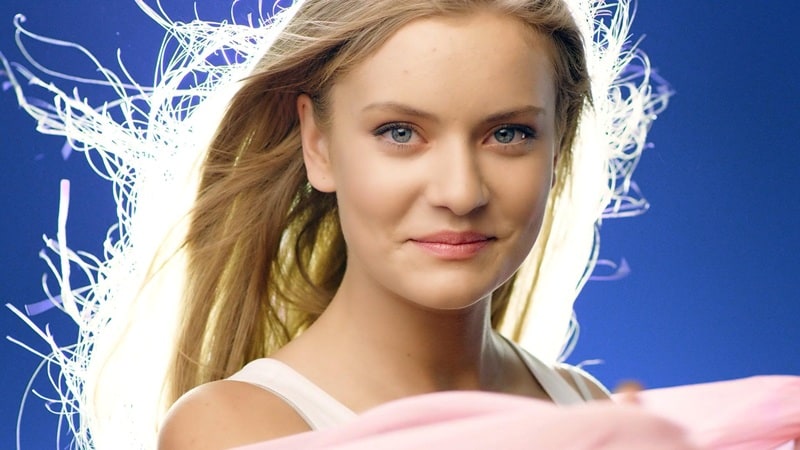 subject with lighter hair