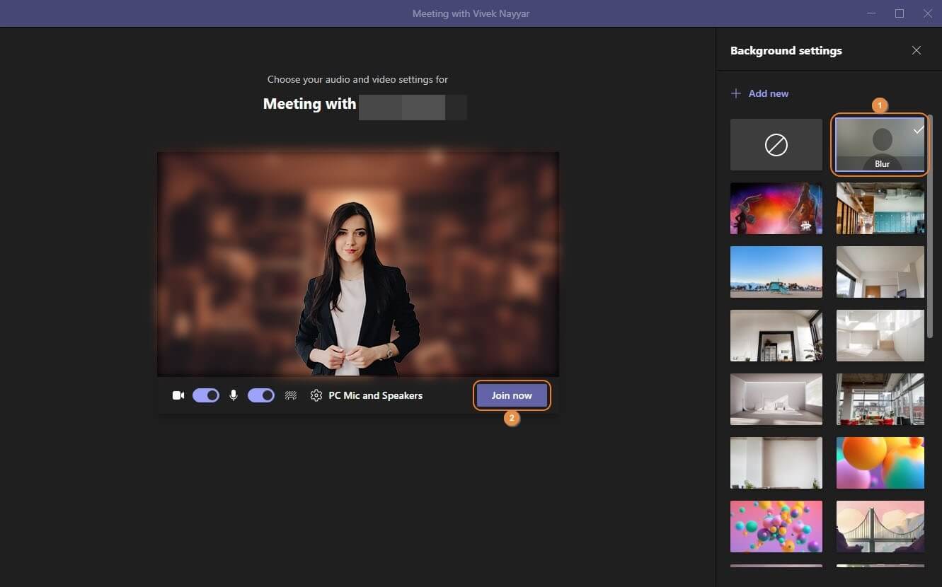How To Blur Video Background In Microsoft Teams Infoupdate