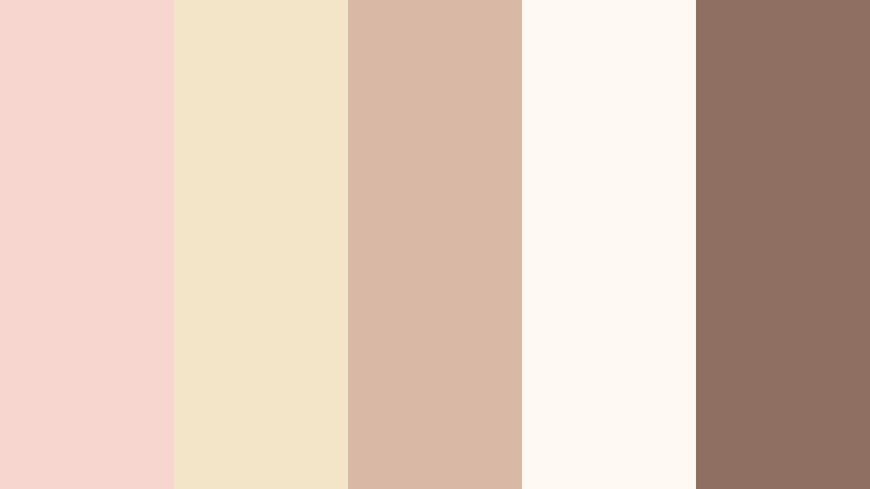 blush champagne vows wedding video color color palette with hex codes