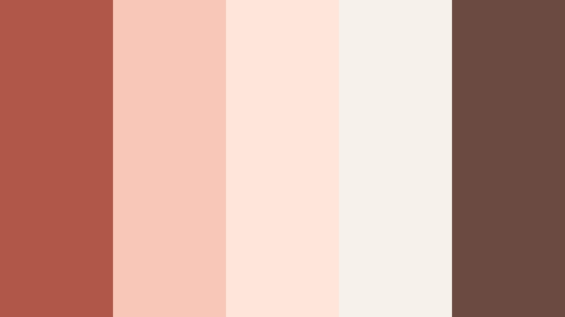 blush clay reverie clay red color palette with hex codes