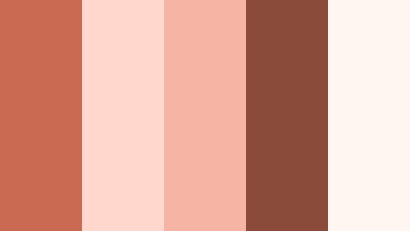 blush clay romance terracotta clay color palette with hex codes