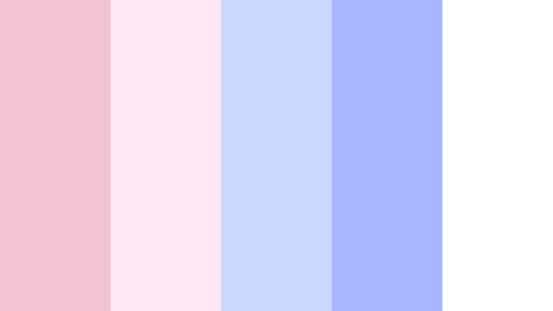 blush cloud streamer rose quartz color palette with hex codes
