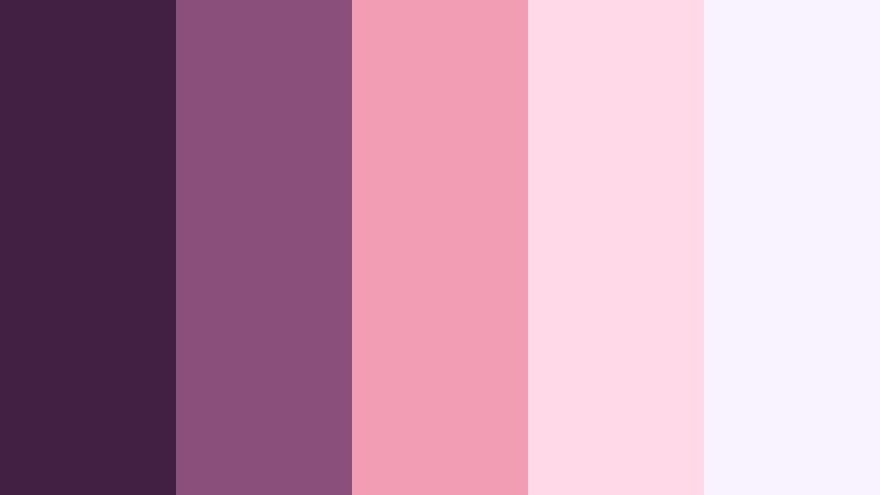 blush curtain glow film shadow purple color palette with hex codes
