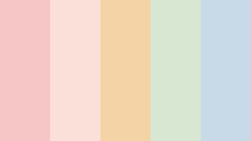 blush dawn pastel color color palette with hex codes