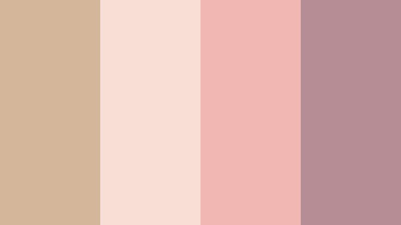 blush desert evening dusty sand color palette with hex codes