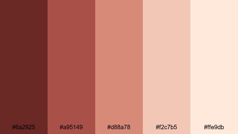 Les 15 Meilleures Id es De Palette De Couleurs Rouge brun Pour La Vid o 