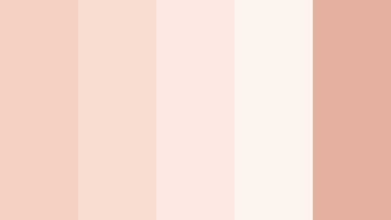 blush monochrome edit champagne blush color palette with hex codes