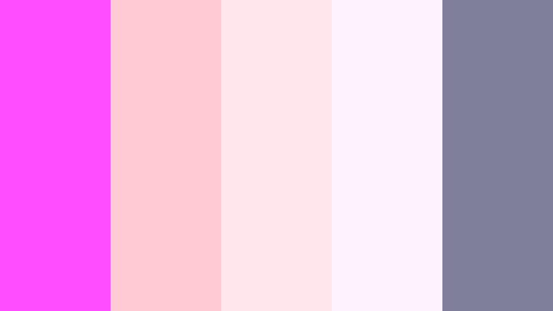 blush orchid daydream neon orchid color palette with hex codes