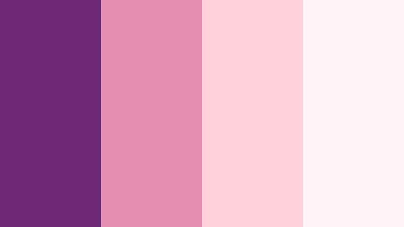 blush orchid morning deep orchid color palette with hex codes