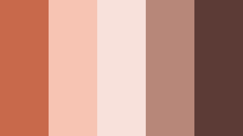 blush terracotta romance warm terracotta color palette with hex codes