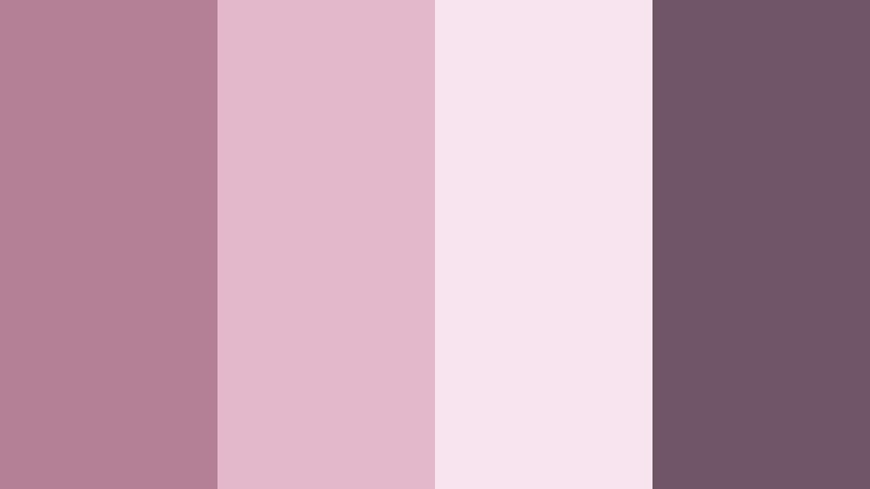 blushed twilight serenade dusky mauve color palette with hex codes