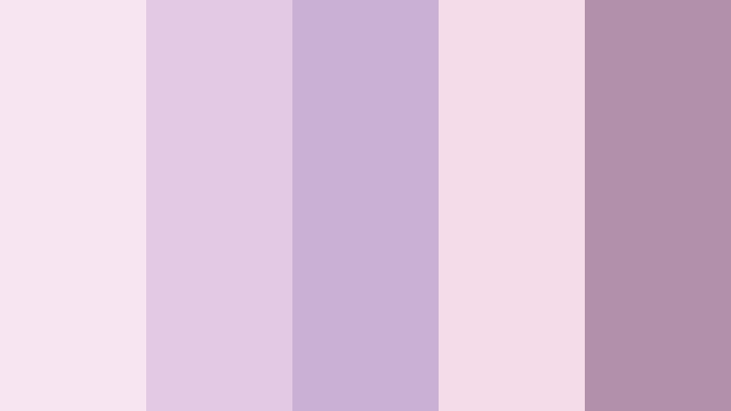 blushed velvet whispers frosted lavender color palette with hex codes