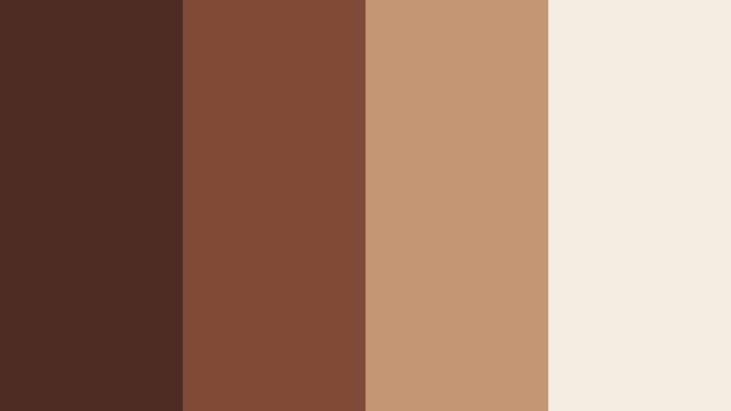 boardroom cedar brand redwood brown color palette with hex codes