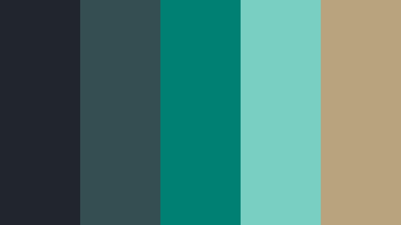 boardroom tide charcoal and teal accounting firm color color palette with hex codes