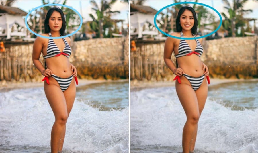 before and after result