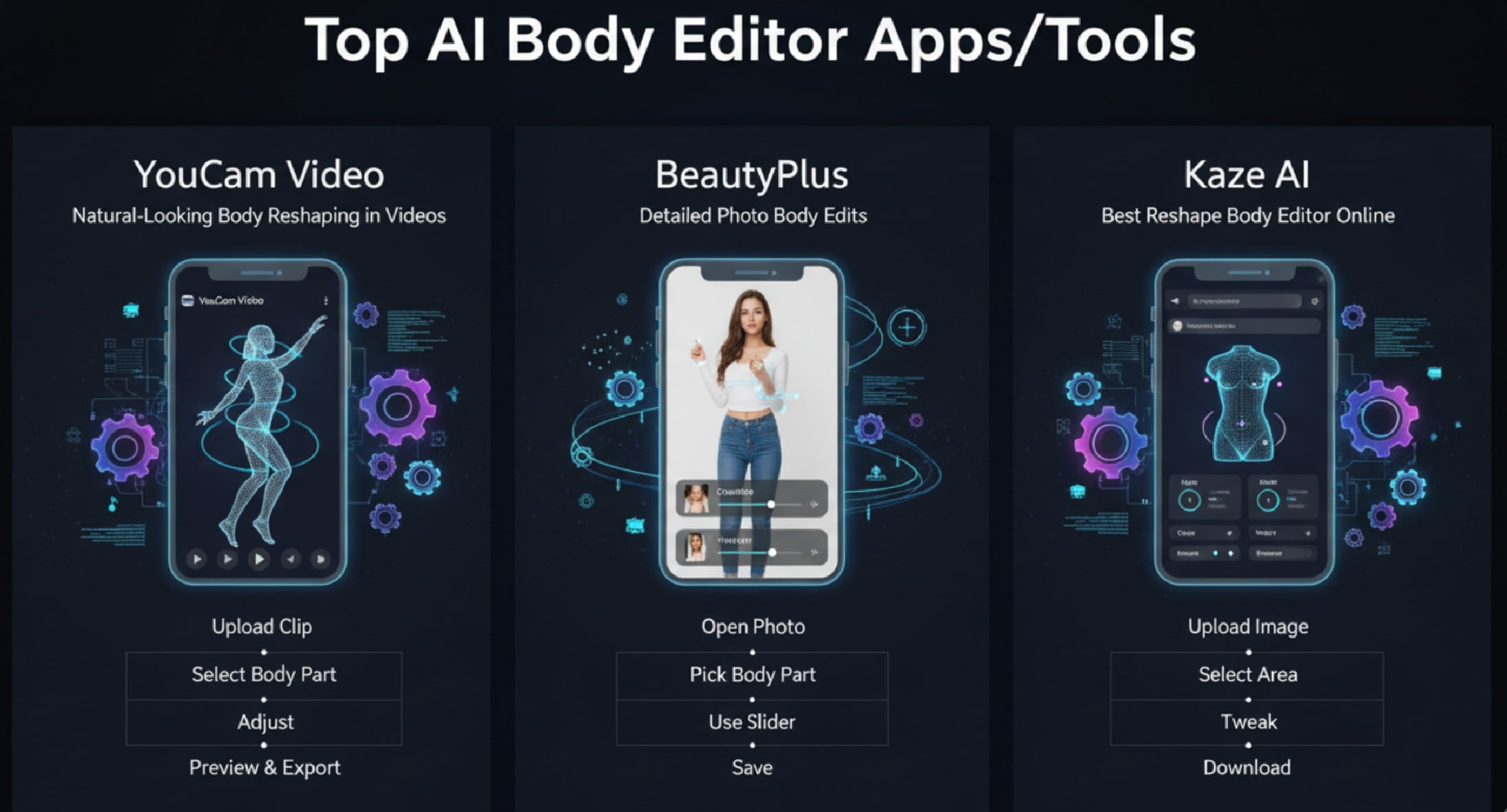ai body editor tools