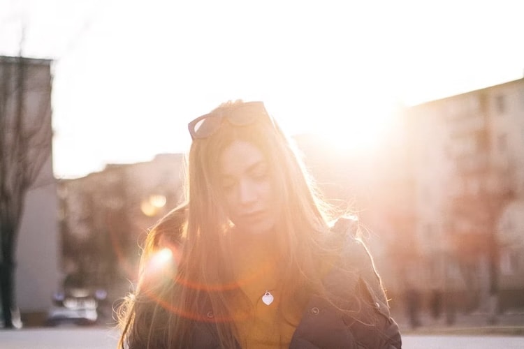 bokeh effect portrait