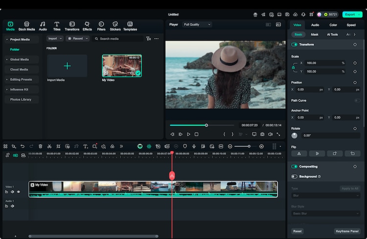 import file to filmora