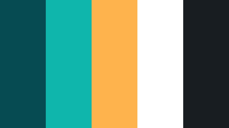 bold creator crest deep storm teal color palette with hex codes