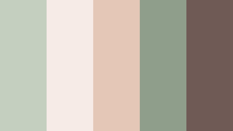 botanical love story desert sage color palette with hex codes