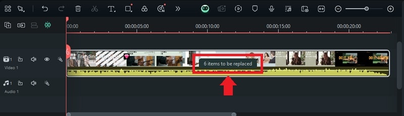 customize the clips in the template