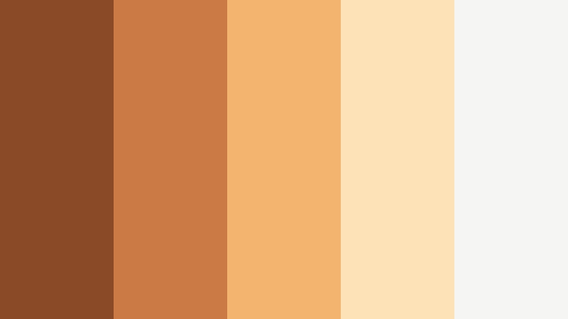 branding caramel core burnt caramel color palette with hex codes