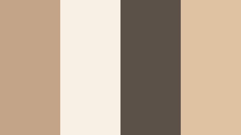 branding studio neutral sand dune color palette with hex codes
