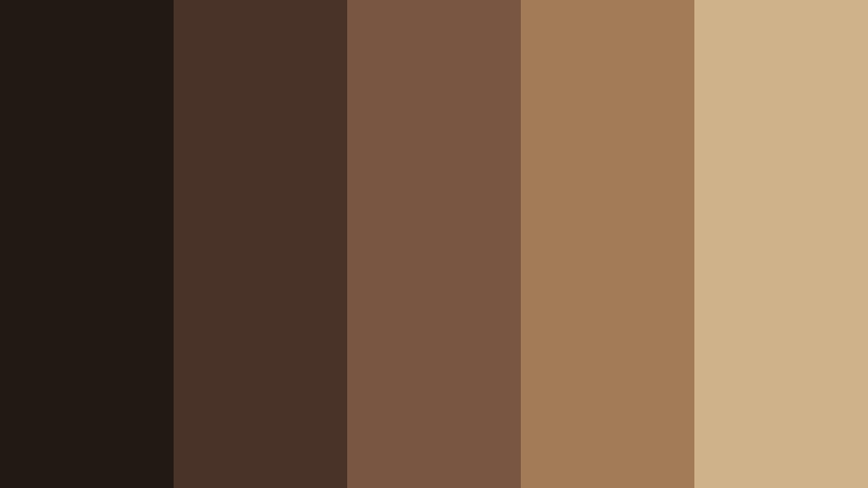 brass and leather dark academia color color palette with hex codes