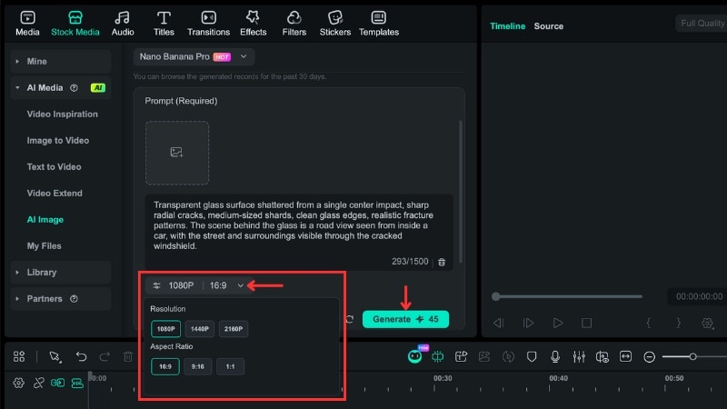 ajuster les paramètres de l’image ia