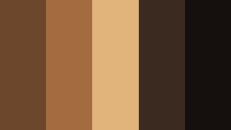 bronze morning brew earthy bronze color palette with hex codes