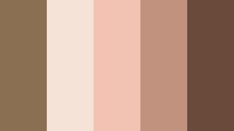 bronze rose afternoon faded bronze color palette with hex codes