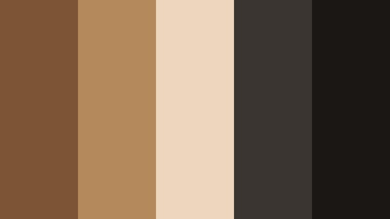 bronze workspace focus earthy bronze color palette with hex codes