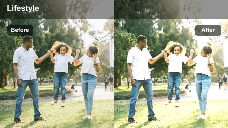 Person sitting near a dining room window at late morning with warm sunlit tones indoors.