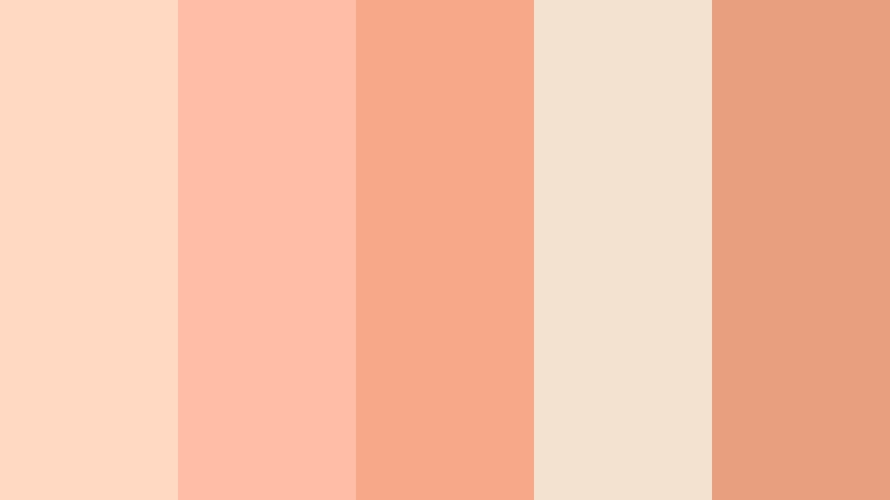 bubble tea melon mix pale melon color palette with hex codes