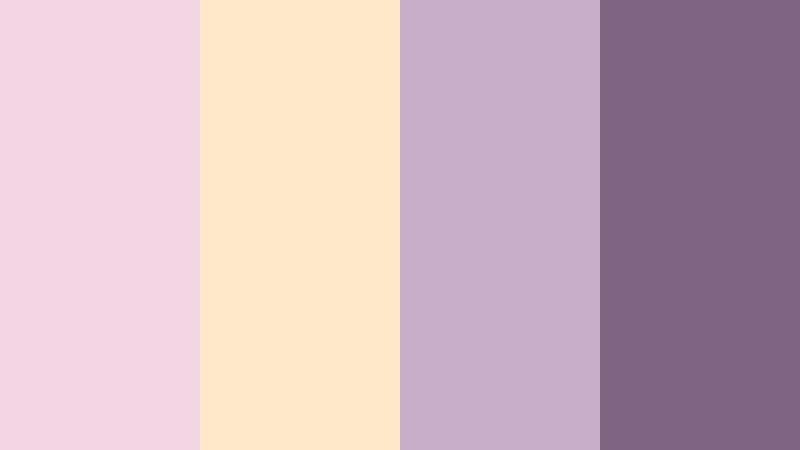 bubble tea orchid mix orchid smoke color palette with hex codes