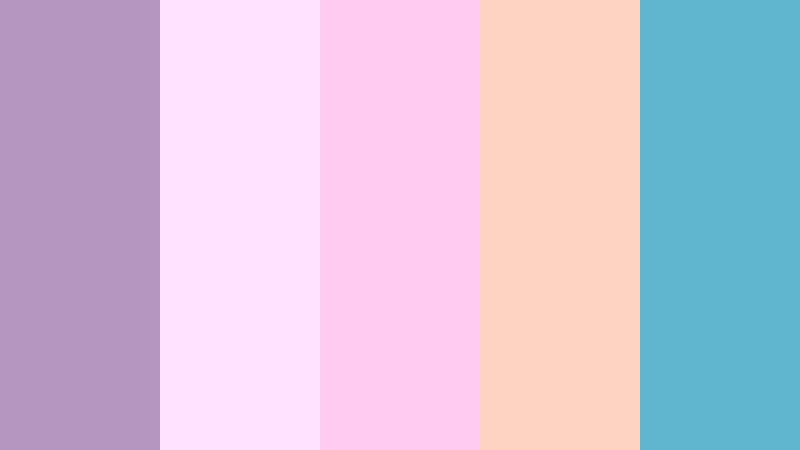 bubblegum arcade lights vintage lilac color palette with hex codes