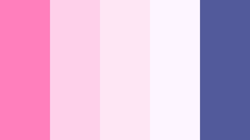 bubblegum daydream cyber pink color palette with hex codes