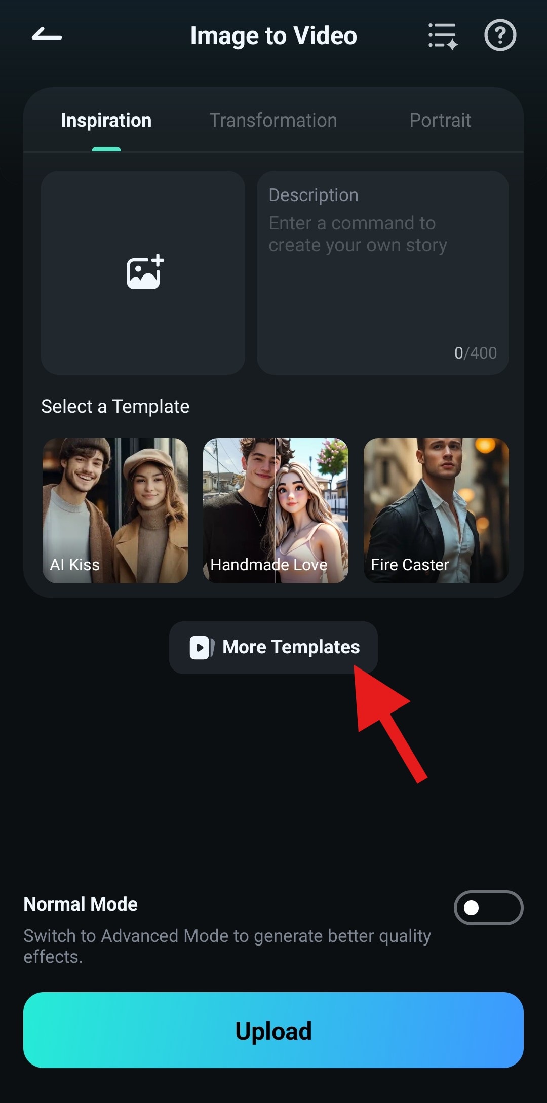 explore more image to video templates