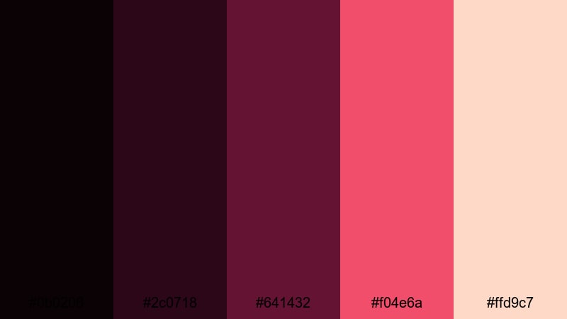 burgundy spotlight stage black burgundy color palette with hex codes