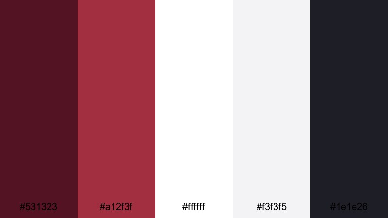 burgundy ui accent burgundy dark red color palette with hex codes