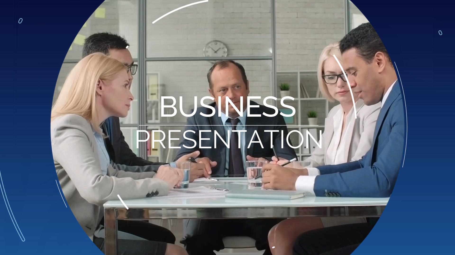 business presentation video template
