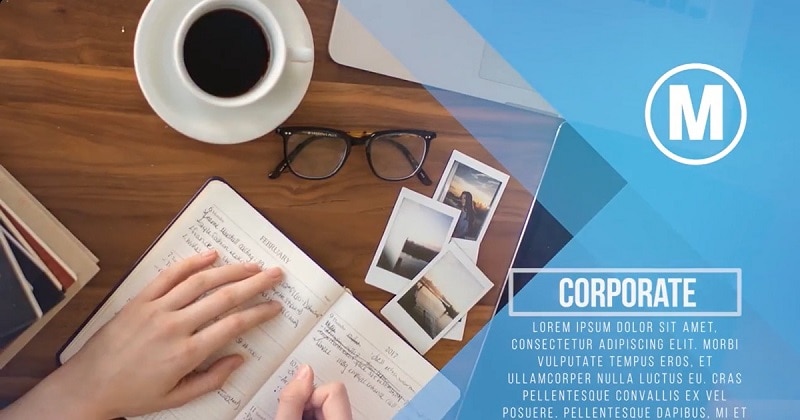 free premiere pro corporate slideshow template