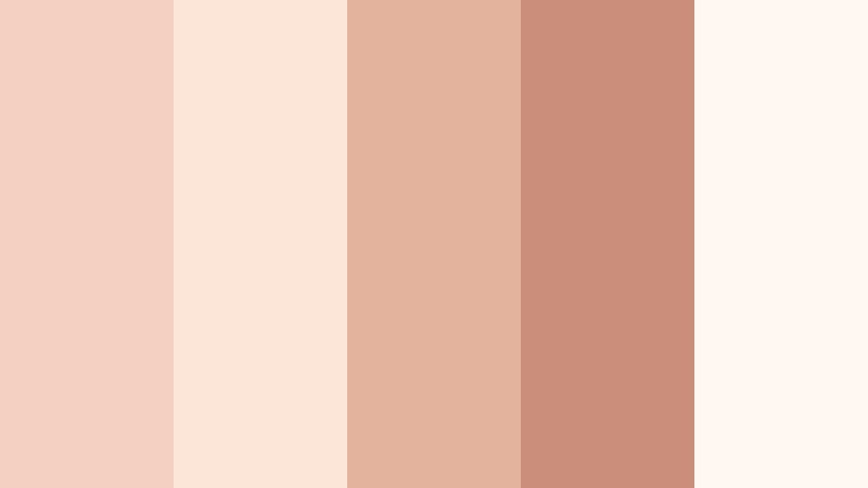 cafe macaron memories champagne blush color palette with hex codes