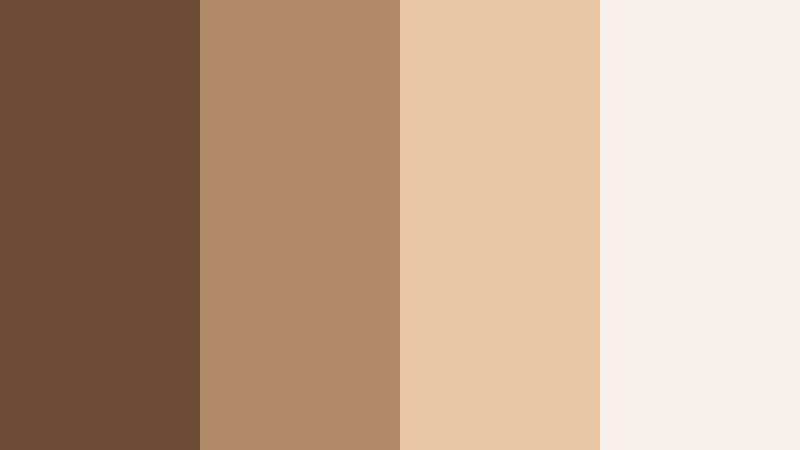 caffe latte frames film grain brown color palette with hex codes