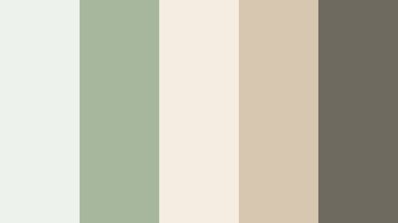 calm workflow dashboard sage green and beige cafe color color palette with hex codes
