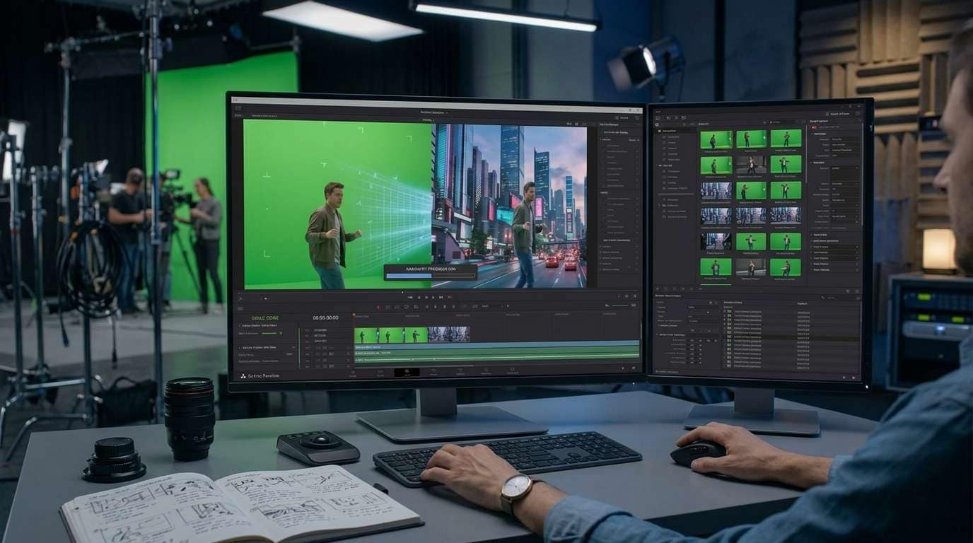 editing 3d scene with camera tracking