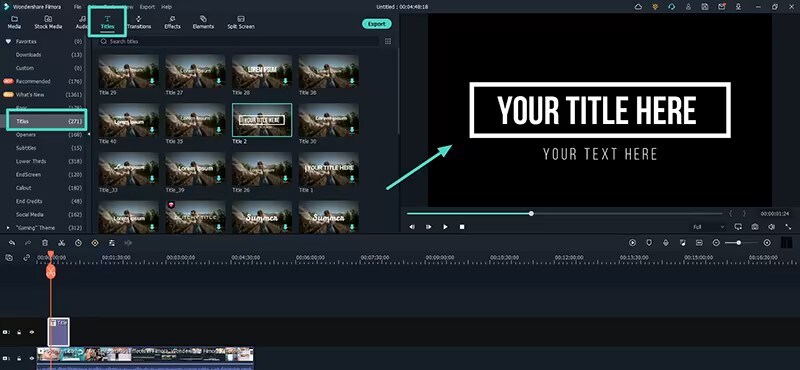 add different styles of text overlays and graphics