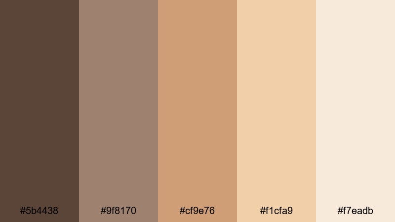 campfire documentary beaver color palette with hex codes