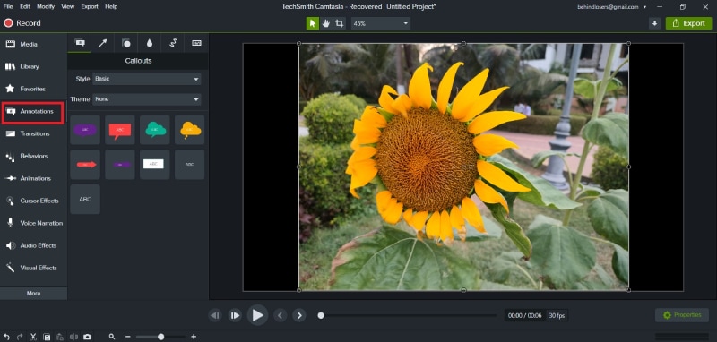 camtasia transitions