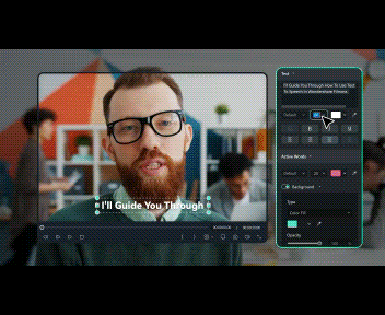 add text to video filmora